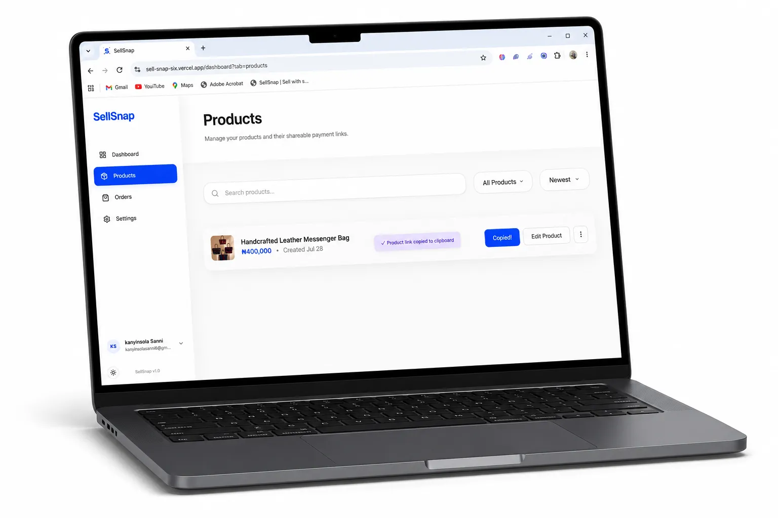 Shareable Payment Links